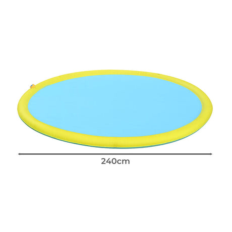 Pawz Splash Pad Kids Pet Sprinkler Water Play Mat 240cm-2011971115680927746