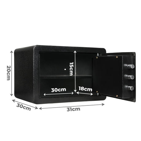 8.1L Digital Security Safe Box Fingerprint Key Lock-2006732906298478594