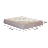 DreamZ Mattress Topper 100% Wool Underlay Queen - Front View