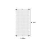 Manan Tarp Tarpaulin 200GSM Camping 3.05mx6.1m - Front View
