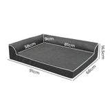 Pawz Orthopedic Dog Bed L Grey-2018816786702667778
