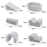Bopeep Kids Foam Blocks Play Set Pit Climb Crawl Slide Soft Toddlers Toys Indoor-2018816920228335618