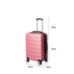 Slimbridge 24"Luggage Case Suitcase Rose Gold 24 inch-2006733065304543234