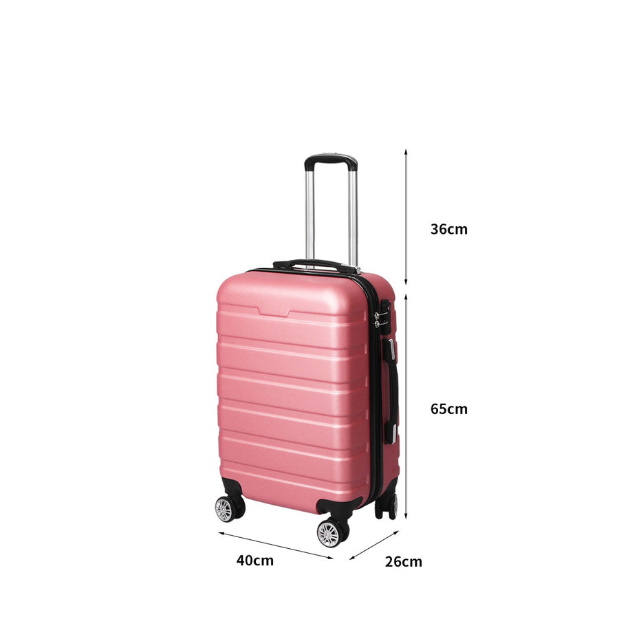 Slimbridge 24"Luggage Case Suitcase Rose Gold 24 inch-2006733065304543234