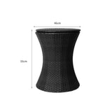 Levede Cooler Ice Bucket Table Bar Outdoor Black-2018816888104161282