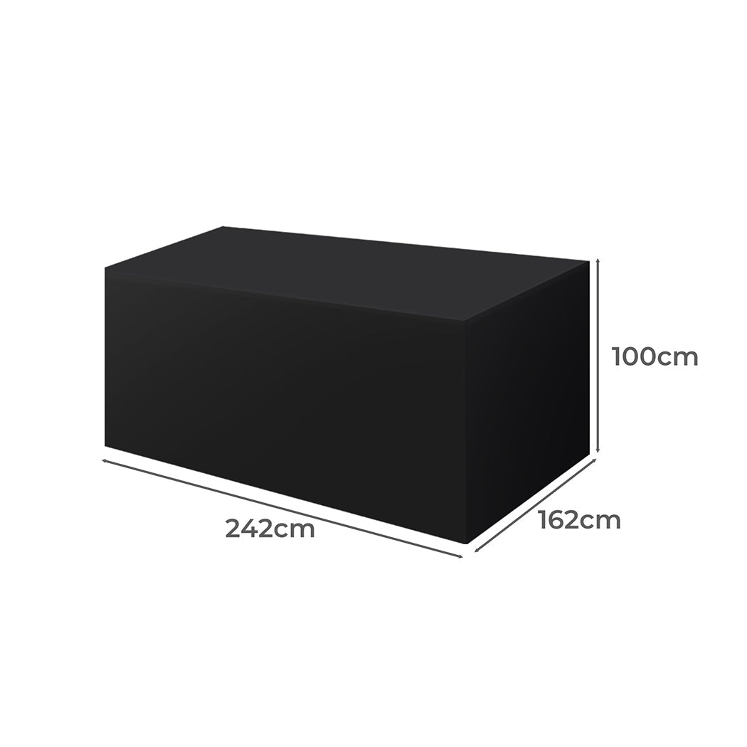 Marlow Outdoor Furniture Cover Garden Black 30cm Extension-1954802881769115650