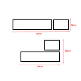 PaWz Pet Stairs 2 Step Ramp Portable Small - Front View