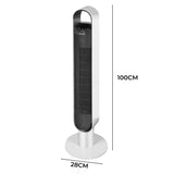 Spector Tower Fan Portable Oscillating White - Front View