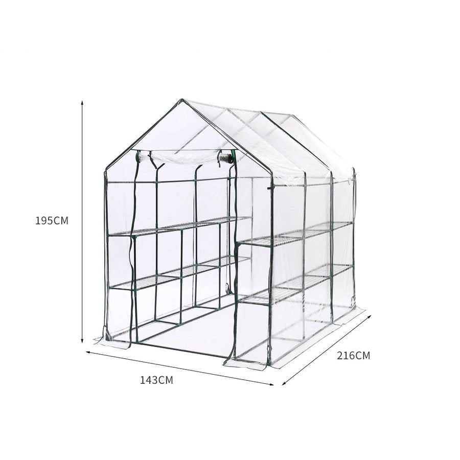 Levede Greenhouse Walk In 3 Tier Garden-2006732930801602562