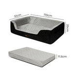Pawz Dog Car Booster Seat Belt Pet Safe Protector Travel Bed - Front View
