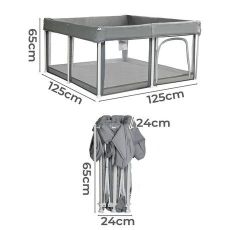Bopeep Kids Playpen Foldable 125X125-2006732869682204674