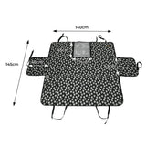 PaWz Pet Back Car Seat Cover Hammock Black-2006732970270003202