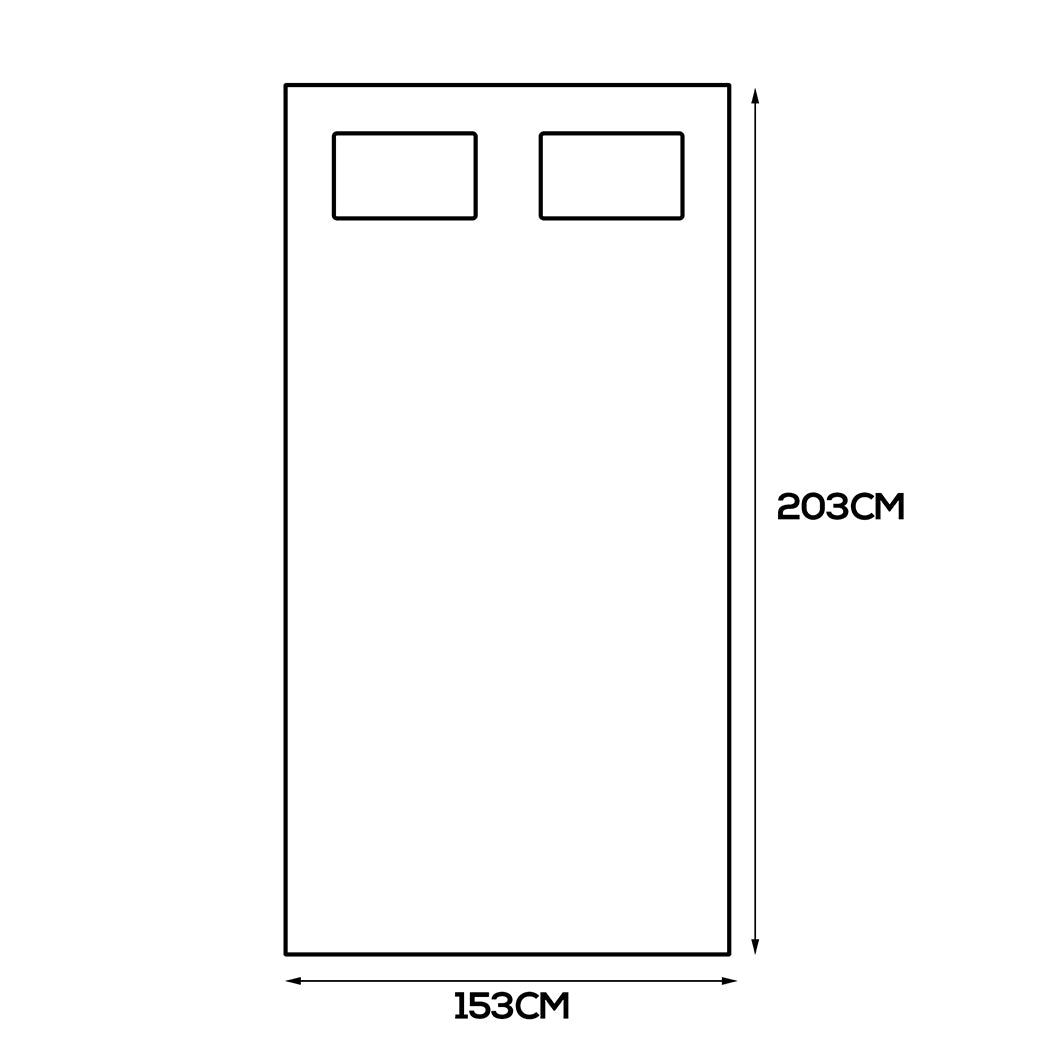 Dreamz Bamboo Pillowtop Mattress Topper Queen-2018816779798843394