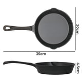 Toque Non Stick Frying Pan Cast Iron Steak Skillet 20cm-2011971113483112450