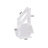 1000x 1MM Tile Leveling System Clips - Front View
