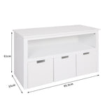 Levede Kids Toy Storage Unit Organiser - Front View