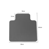 Marlow Chair Mat Carpet Hard Floor Protectors - Front View