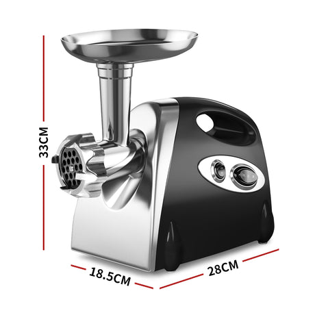 800W Electric Meat Grinder Mincer Sausage Black-1954802837678592002
