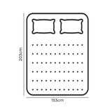 Dreamz Pillowtop Mattress Topper thickness 5cm - Front View