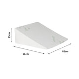 DreamZ Bedding Wedge Pillow Memory Foam White 25-2006733151006756866