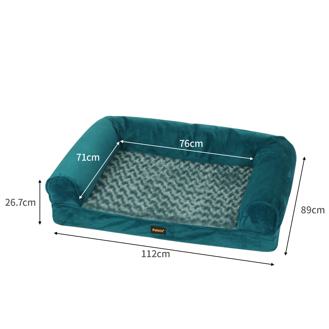 PaWz Pet Bed Sofa Dog Bedding Soft Warm XL Blue X-Large-1954802515862228994