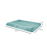 PaWz Dog Mat Pet Calming Bed Memory XXL Green XX-Large - Front View