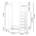 Levede 94CM Clothes Rack Stand Heavy Duty Hanging-2006732699984859138