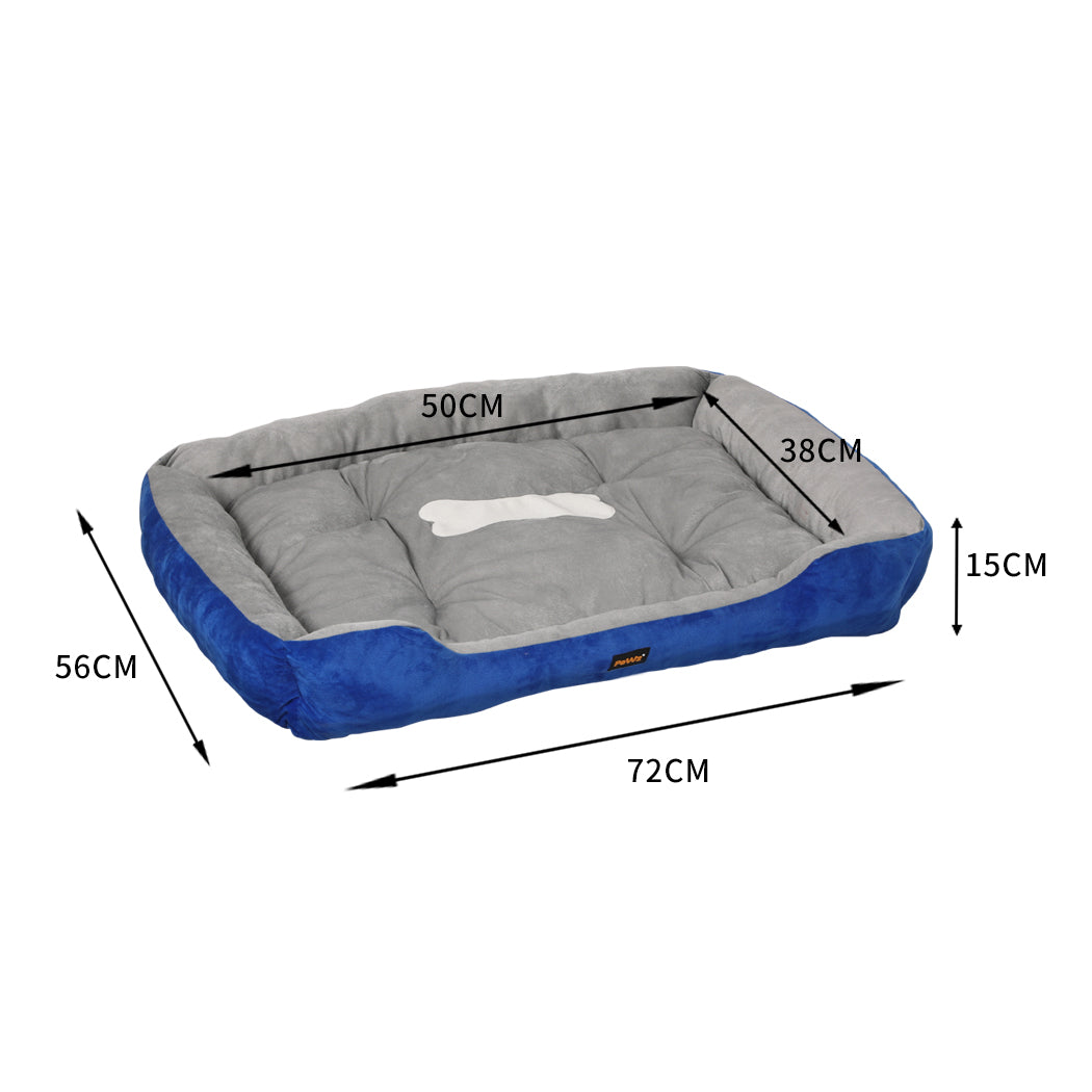 PaWz Pet Bed Dog Beds Bedding Mattress M Navy Medium-2006733120388337666