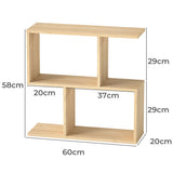 Levede Slim 2 Tier Narrow Side Table Bedside Nightstand-2006732787134107650