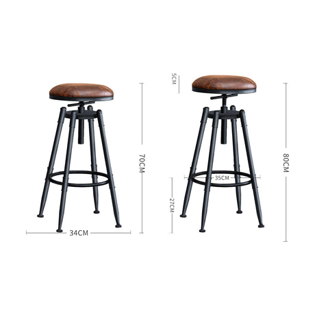 Levede 4x Bar Stools Industrial Kitchen-2018816924095483906