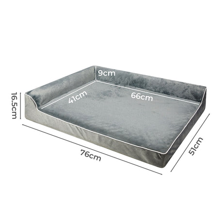 Pawz Orthopedic Dog Bed M Grey-2018816757569032194