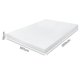 Dreamz Dual-Layer Memory Foam Mattress Topper 10cm-2017004948813910018