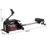 Centra Water Rowing Machine - Front View