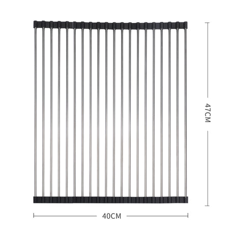 TOQUE Stainless Steel Dish Drying Rack-2006733058392330242