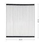 TOQUE Stainless Steel Dish Drying Rack-2006733058392330242