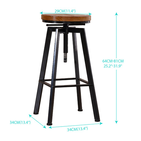 Levede Bar Stools Industrial Kitchen-2018816804855615490
