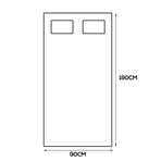 Dreamz Bamboo Pillowtop Mattress Topper Single-2006733099244851202