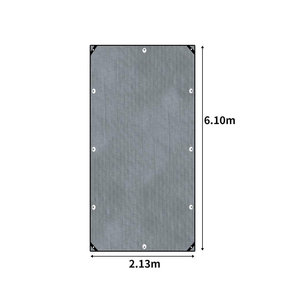 Manan Tarp Tarpaulin 200GSM Camping 2.13x6.1m-2018816693605896194