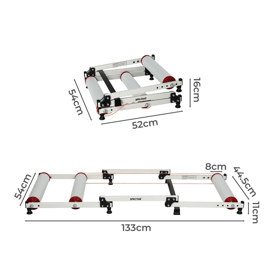 Spector Bike Roller Adjustable Bicycle White-2006733029267083266