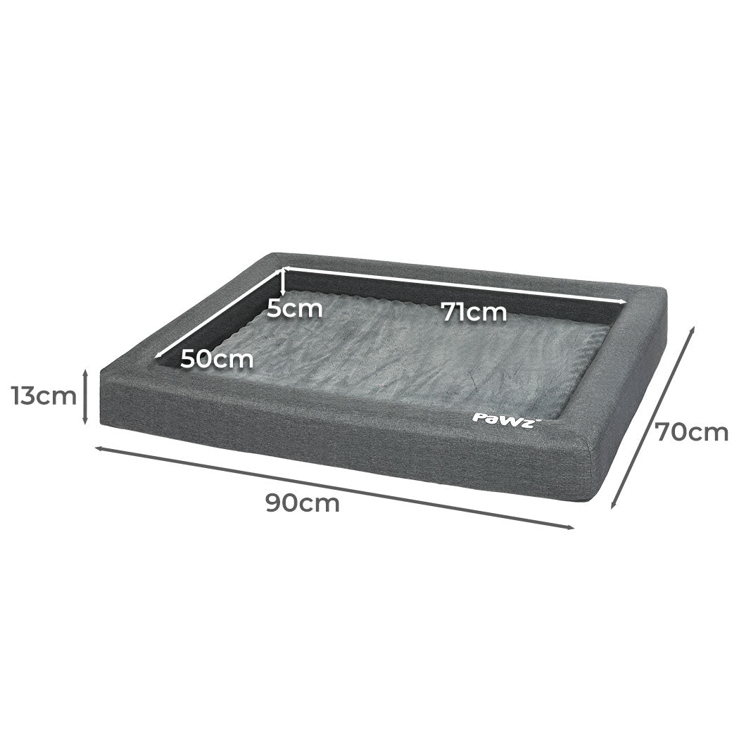 PaWz Memory Foam Pet Bed Calming Dog L Large-2018816752007385090