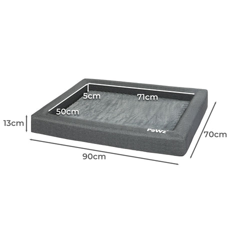 PaWz Memory Foam Pet Bed Calming Dog L Large-2018816752007385090