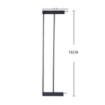 Levede Baby Safety Gate Adjustable Pet Black 10cm Extension-2006733310868459522