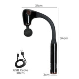 Spector Extended Handle Massage Gun Black - Front View