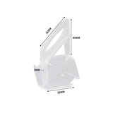 1000x 3MM Tile Leveling System Clips - Front View