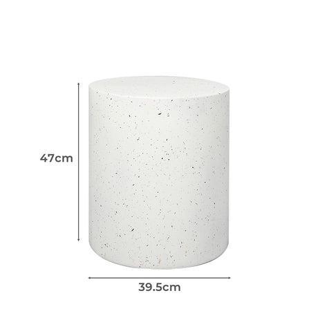 Levede Side Table Terrazzo Round End-2006733275976044546