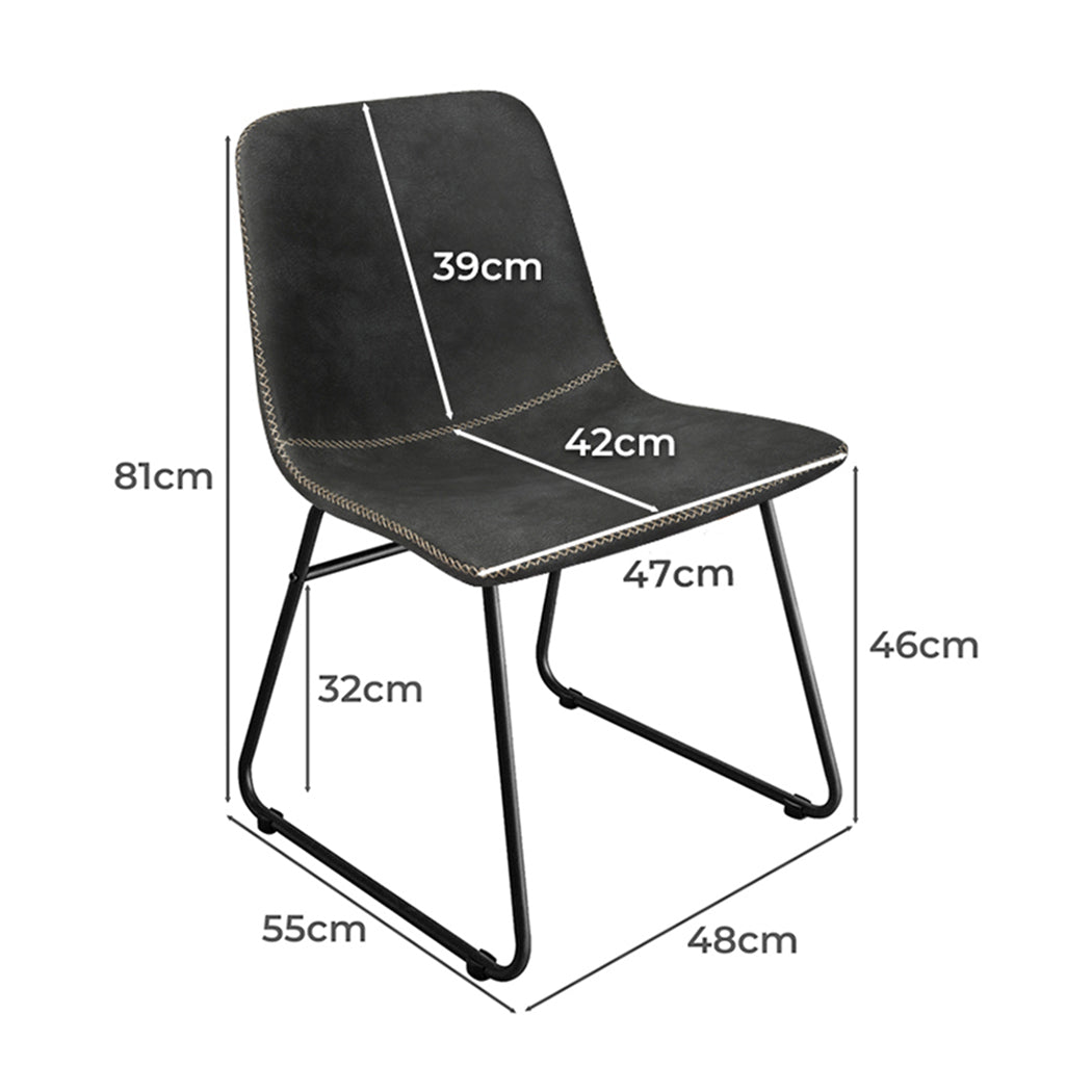 Levede 6x Dining Chairs Kitchen Table-2006732732603961346