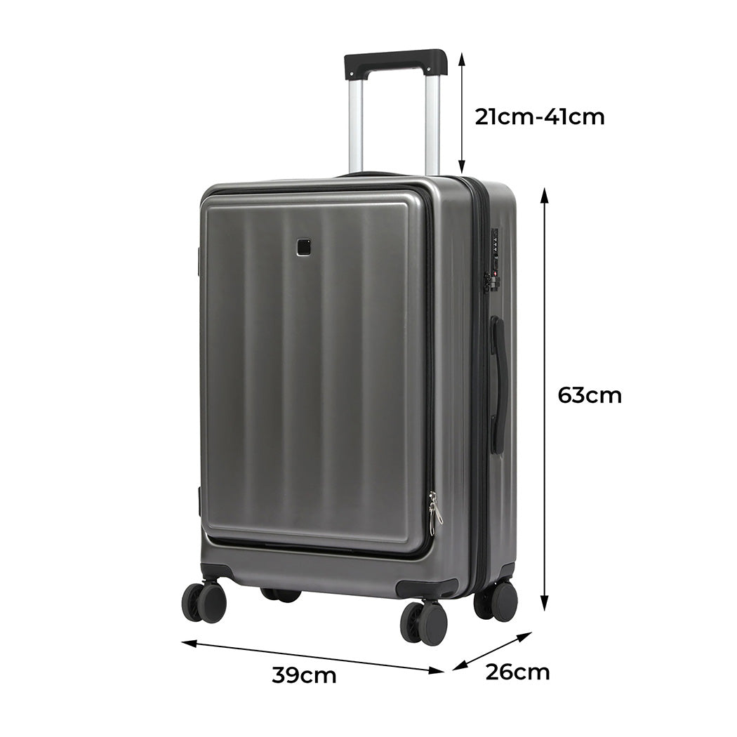 Slimbridge 24"Luggage Trolley Travel Suitcase-2018816830453452802