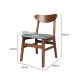 Levede 4xDining Chairs Kitchen Chair - Front View