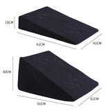 Cool Gel Memory Foam Bed Wedge Pillow With Cover - Front View