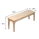 Levede 1XDining Chairs Bench Chair Seat - Front View